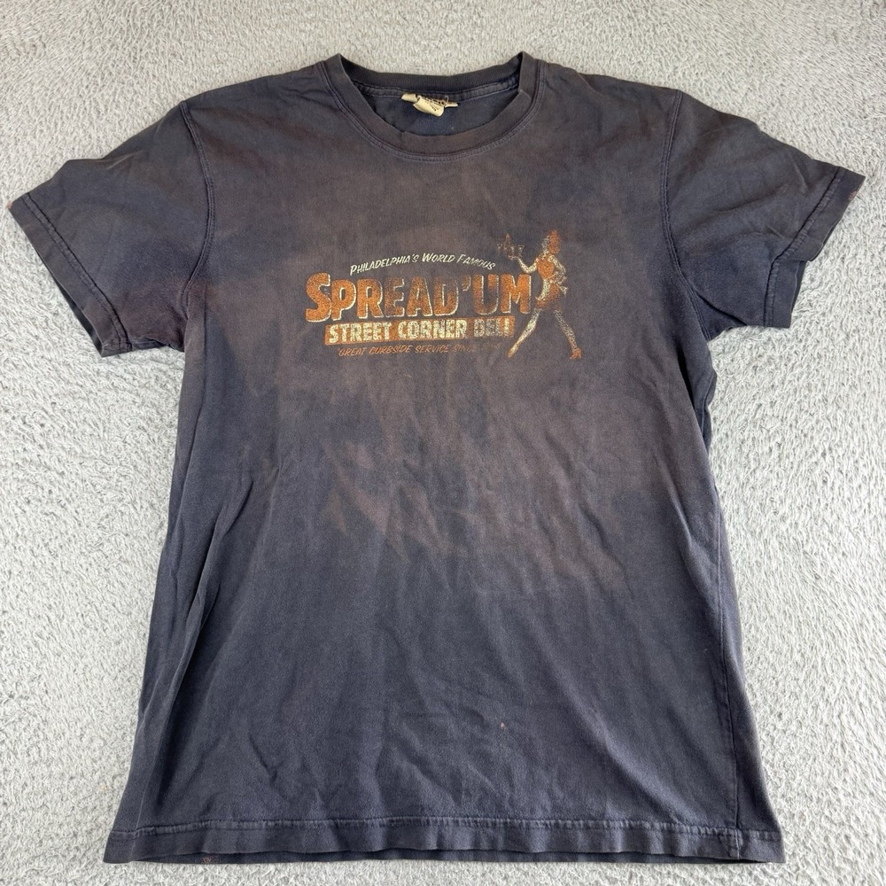Vintage Fossil Watch T Shirt Distressed Faded Bleached Men's Size Small